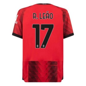 Virallinen pelipaita AC Milan R. Leao 17 Koti 2023-24 Lyhythihainen - Lasten ( + Lyhyet housut )